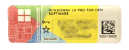Win10 OEM COA